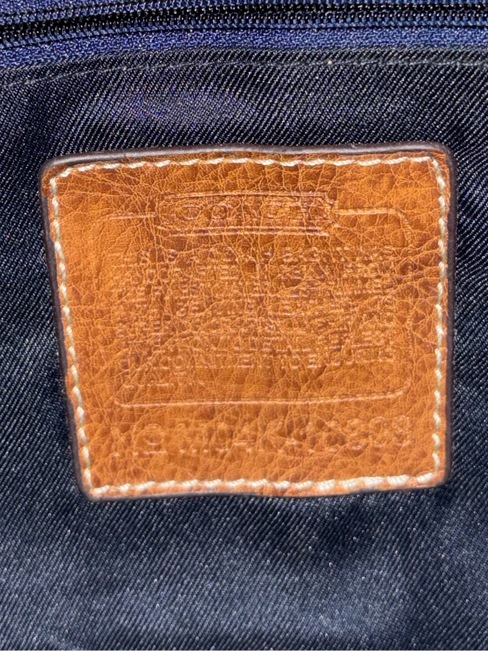 Coach Vintage  Patchwork Denim Ergo Hobo Bag Y2K - Picture 6 of 9